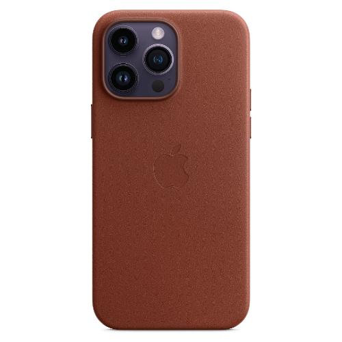 Cover IPHONE 14 Pro Max MAGSAFE LEATHER Terra d’ombra MPPQ3ZM A