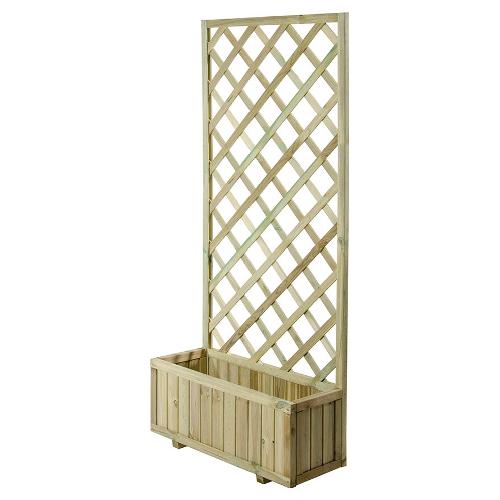 Fioriera con grigliato Impregnato (90x35x180 cm) 628 26