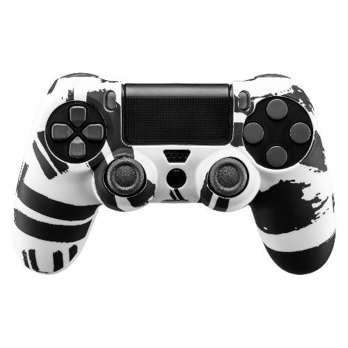 Cover gamepad PLAYSTATION 4 Black & White White e Black ACP40174