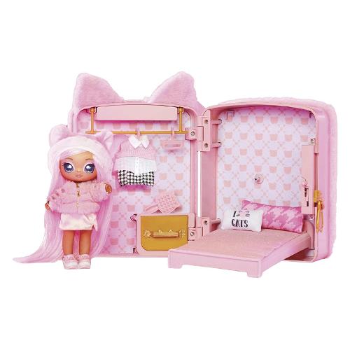 Bambola Reena Backpack 3 in 1 Pink (19cm) NA!NA!NA! SURPRISE Rosa 585589