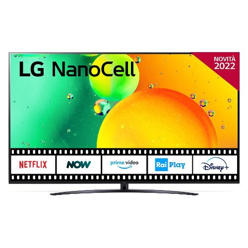 Tv 86" (LED) WebOS SERIE NANO76 Smart Tv Nanocell Uhd Ashed blue 86NANO766QA API
