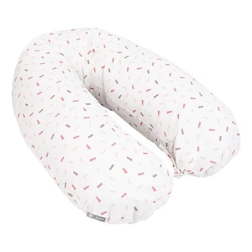Cuscino allattamento (48x19x63cm) HIPPO DREAMS Rosa 41304060039