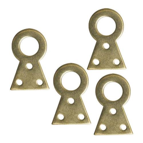 Set attaccaglie Fisse Coda di Rondine Gr.1 Finitura ottonata 2700134501 15 pz
