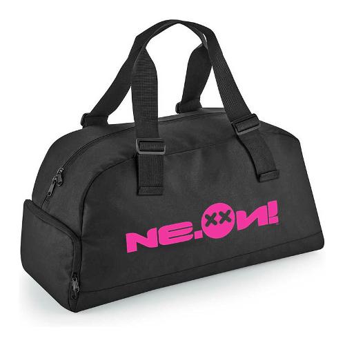 Borsa viaggio Sport (33Lt) REFLEX (54x21,5x28cm) Nero e Fucsia 003BF