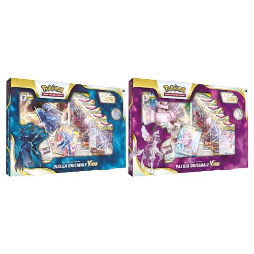 Carte gioco POKÉMON Premium Dialga Palkia Originale V Astro Assortito PK60257ISINGPZ