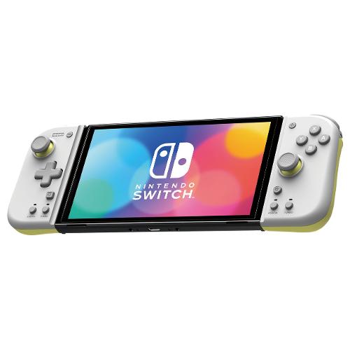 Gamepad SWITCH Split Pad Compact Wired Light grey e Yellow NSW 373U