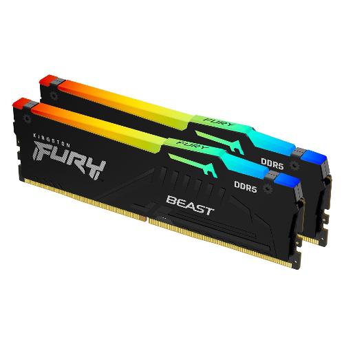 RAM FURY BEAST RGB 32GB DDR5 6000Mhz DIMM 2pz KF560C36BBEAK2 32