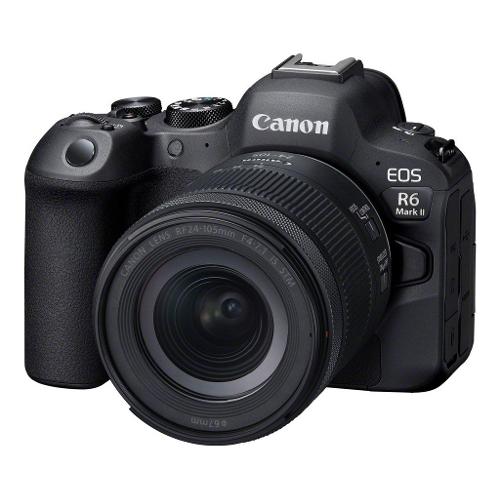 Fotocamera mirrorless 24Mpx EOS R6 MARK II Kit Rf 24 105mm F4 7.1 Is Stm Lens Black 5666C020