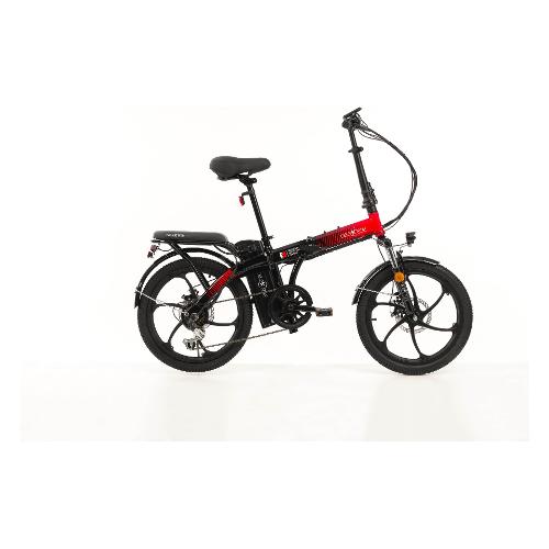Bici pieghevole elettrica 20" ( 36V; 10Ah ) Nero e Rosso CK F1R (taglia 42 )