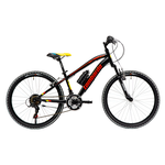 Bici Mtb 24 TROPEA Black-Red/Yell.DY2403