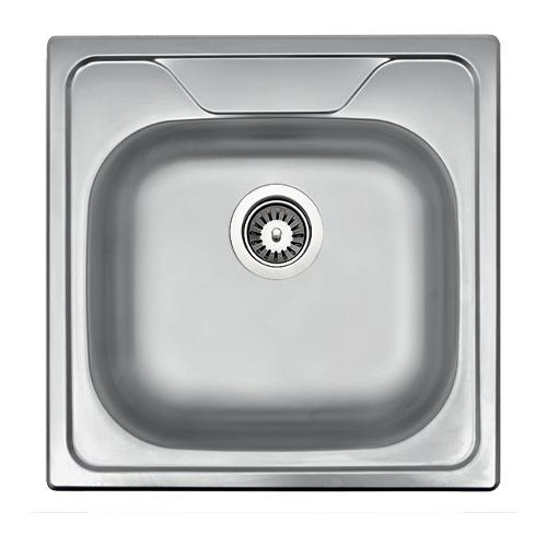 Lavello 1 vasca (50x50cm) OCEANO Inox Prelucidato OH501IPC