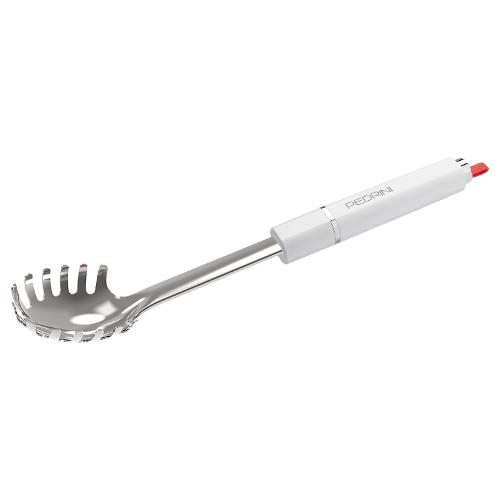 Servi spaghetti Inox (33,5cm) LILLO STILE Cromo lucido e Bianco 0753