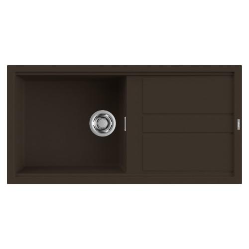 Lavello 1 vasca (100x51cm) BEST 480 Espresso Opaco LGB48078