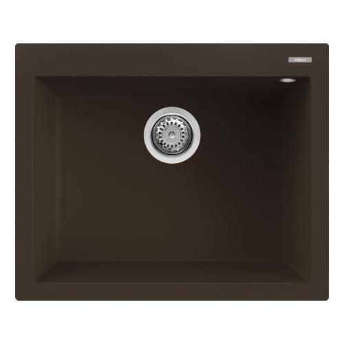 Lavello 1 vasca (61x50cm) QUADRA 110 Espresso Opaco LGQ11078