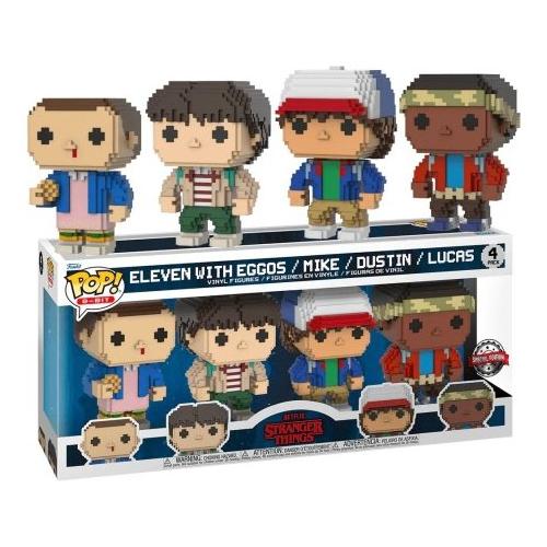 POP TELEVISION Stranger Things Characters X4 8 Bit Le 63729