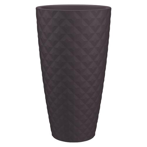 Vaso piante alto tondo HAVANA TROPICAL mud grey (40x70 cm)