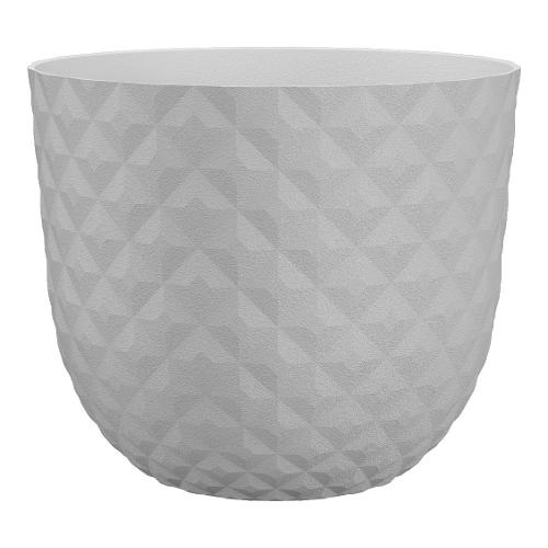 Vaso per piante HAVANA TROPICAL bianco granito (20x16,6 cm)