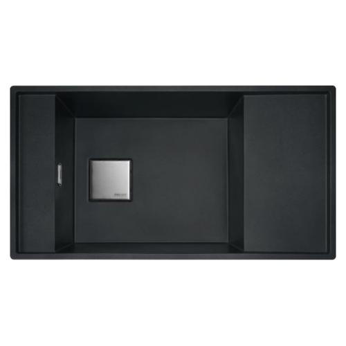 Lavello 1 vasca (87,7x49,5cm) Fsg 611 88 FRESNO Nero Opaco 114 0649 450