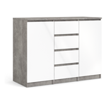 Creden.122x50x90 White-Conc. 76236GXUU