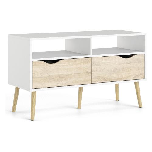 OSLO Base Bianco e Rovere (100cm) Mobile KIT