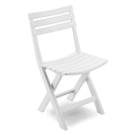 Sedia Pieghevole BIRKI Bianca BIR80CBI