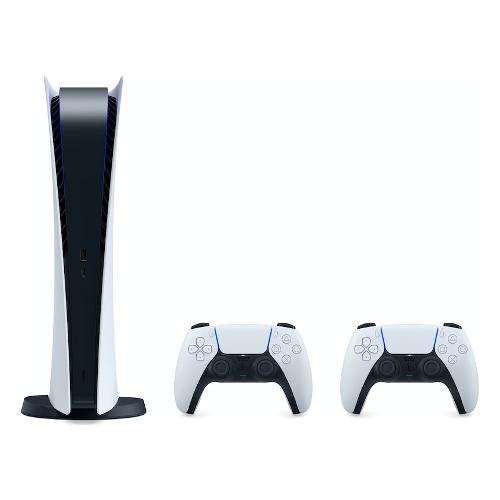 Console videogioco PLAYSTATION 5 Digital Edition Bundle 2 Controller Wireless Dualsense White 1000036486