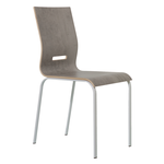 Sedia Pointhouse Onda Bianco cemento