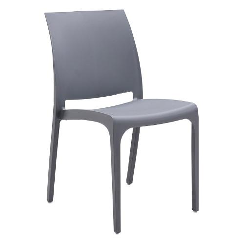 Sedia da esterno polipropilene VOLGA Light grey 300 9