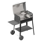 Barbecue Garda c/ruote e cop.Carbon. 152