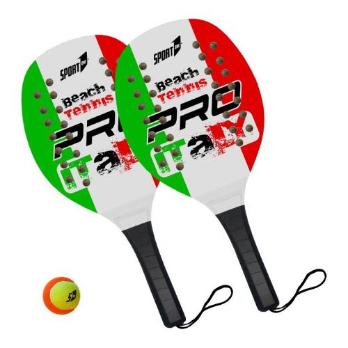 Set racchette Pro Color Beachtennis con palla SPORT ONE 704100051