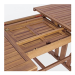 Tavolo da esterno Bizzotto Noemi Acacia 0805130