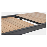 Tavolo da esterno Bizzotto Belmar Effetto legno e Antracite 0663192