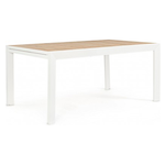 Tavolo da esterno Bizzotto Belmar Effetto legno e Bianco 0663191