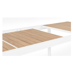 Tavolo da esterno Bizzotto Belmar Effetto legno e Bianco 0663191