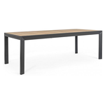 Tavolo da esterno Bizzotto Belmar Effetto legno e Antracite 0663195