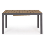 Tavolo da esterno Bizzotto Elias Teak e Antracite 0662179