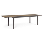 Tavolo da esterno Bizzotto Elias Teak e Antracite 0662975