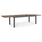 Tavolo da esterno Bizzotto Elias Teak e Antracite 0662975