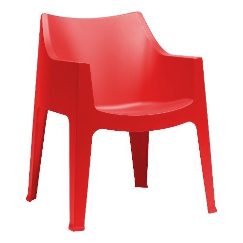 Poltrona tecnopolimero COCCOLONA Rosso 2320 40