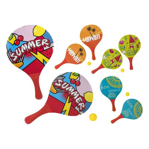Set racchette Beach Tennis con palla W’TOY Assortito 41195