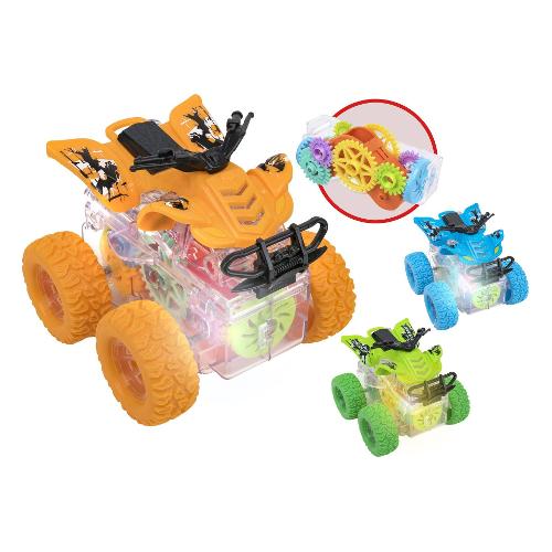 Quad stunt frizione con ingranaggi (9,5x8,5x8,5cm) W’TOY Assortito 41873