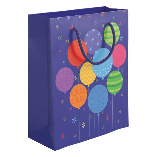 Shopper regalo (31,5x12x45 cm) Balloons Viola PLC37