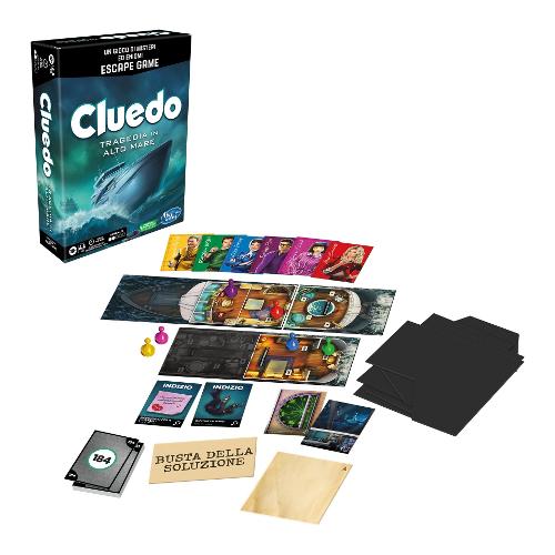 Tragedia in Alto Mare gioco in Italiano CLUEDO ESCAPE F61101030
