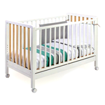 Lettino Astrid Bianco Natur. 00188INA