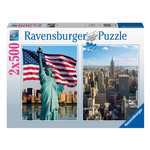 Puzzle 2x500pz New York 17289