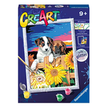 CreArt Cagnolini con Girasole 23569