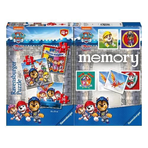 Puzzle 1x25 pz, 1x36 pz, 1x49 pz Con Memory Paw Patrol 4a+ MULTIPACK 20983