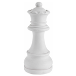 Accessorio decorativo Bizzotto Re e Regina Chess Bianco 0790650