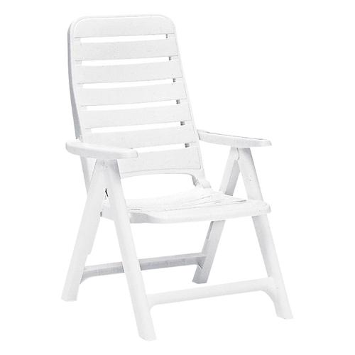 Sedia sdraio PREMIERE 5 Posizioni Bianco S6760B