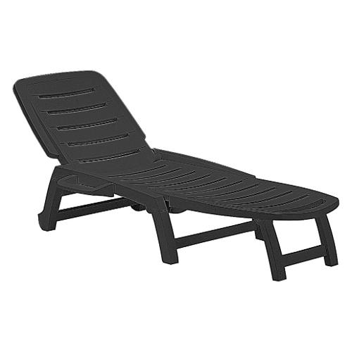 Lettino prendisole polipropilene COTTAGE Antracite S6805Y